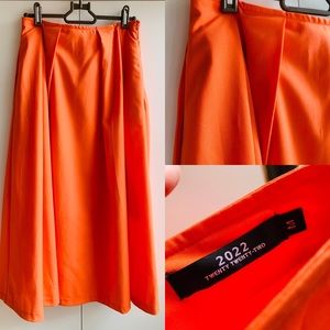 2022 Orange Long Dress size M